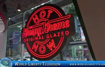 Krispy Kreme opens Giant Mega Store at Times Square NYC-2020