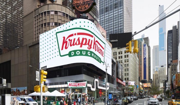 Krispy Kreme opens Giant Store at Times Square NYC-2020