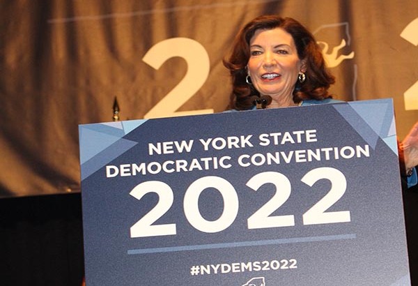 NY Governor Kathy Hochul, 1st Woman Governor of NYS Gets Endorsed at NYS Democratic Conference- 2022