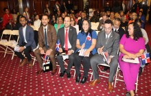 NY City Council Speaker Adrienne E.  Adams Presents Dominican Republicans Independence Celebration at Council Chambers, City Hall 2023