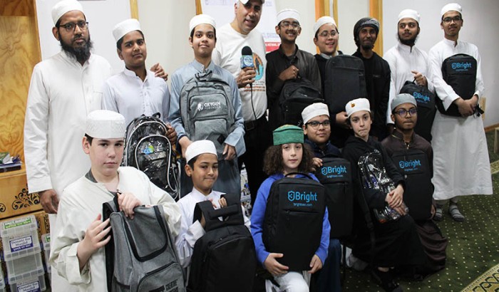 Humanitarians of the World Inc , Presentation of BackPacks to An-Noor Youths-2023