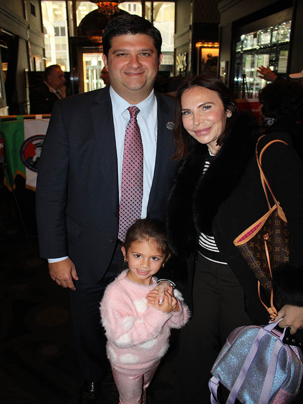 Council Member Anthony N Manetta with his family members