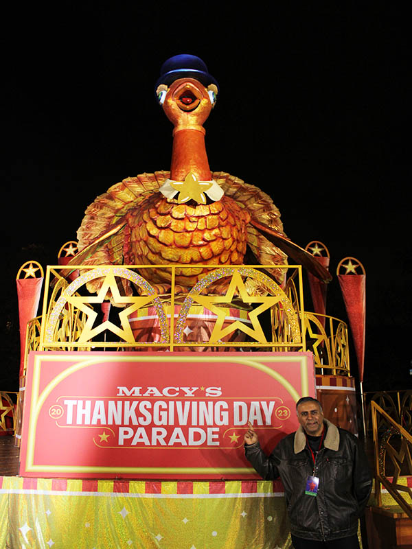 Dr Adal at Tom Turkey Float