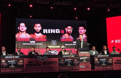Ring Magazine’s EDGAR BERLANGA VS. HAMZAH SHEERAZ AND SHAKUR STEVENSON VS. WILLIAM ZEPEDA NYC-2025