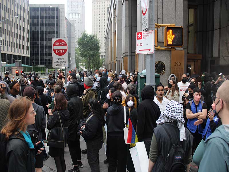 ICE protest took place in New York City on June 9, 2025