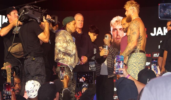 Jake Paul VS Tank Davis  Boxing Exhibition Match 11/14/25 NY Press Conference.