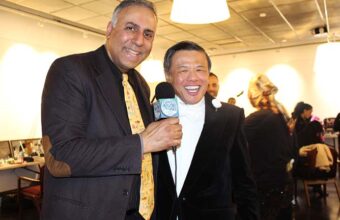 Interview with Zang Toi @ F2026 Grand Galactic Galaxy Collection NYFW-2026