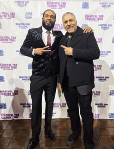 Dr Adal with Mr. Debonair Founder Beautiful You Fashion Tour