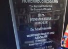 Dr Adal M Hussain, Honored with Women in Business Org , Humanitarian Award in Atlantic City-2026