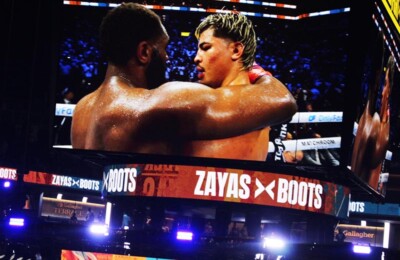 Boots Ennis knocks out Xander Zayas in 7th Round to win 154 Ib titles NY-2026
